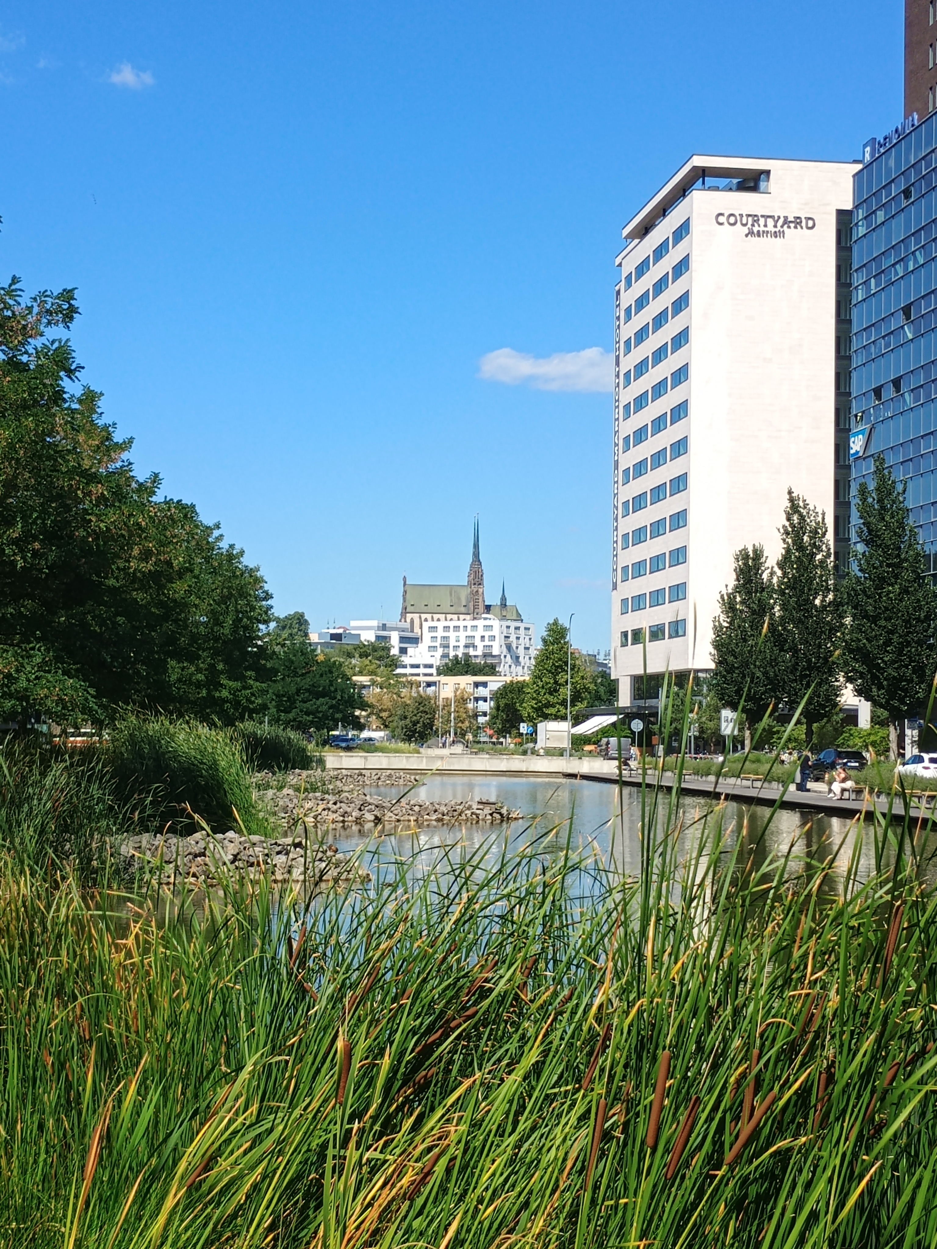 [
Spielberk office center, Brno.  26 August 2025.
        ]