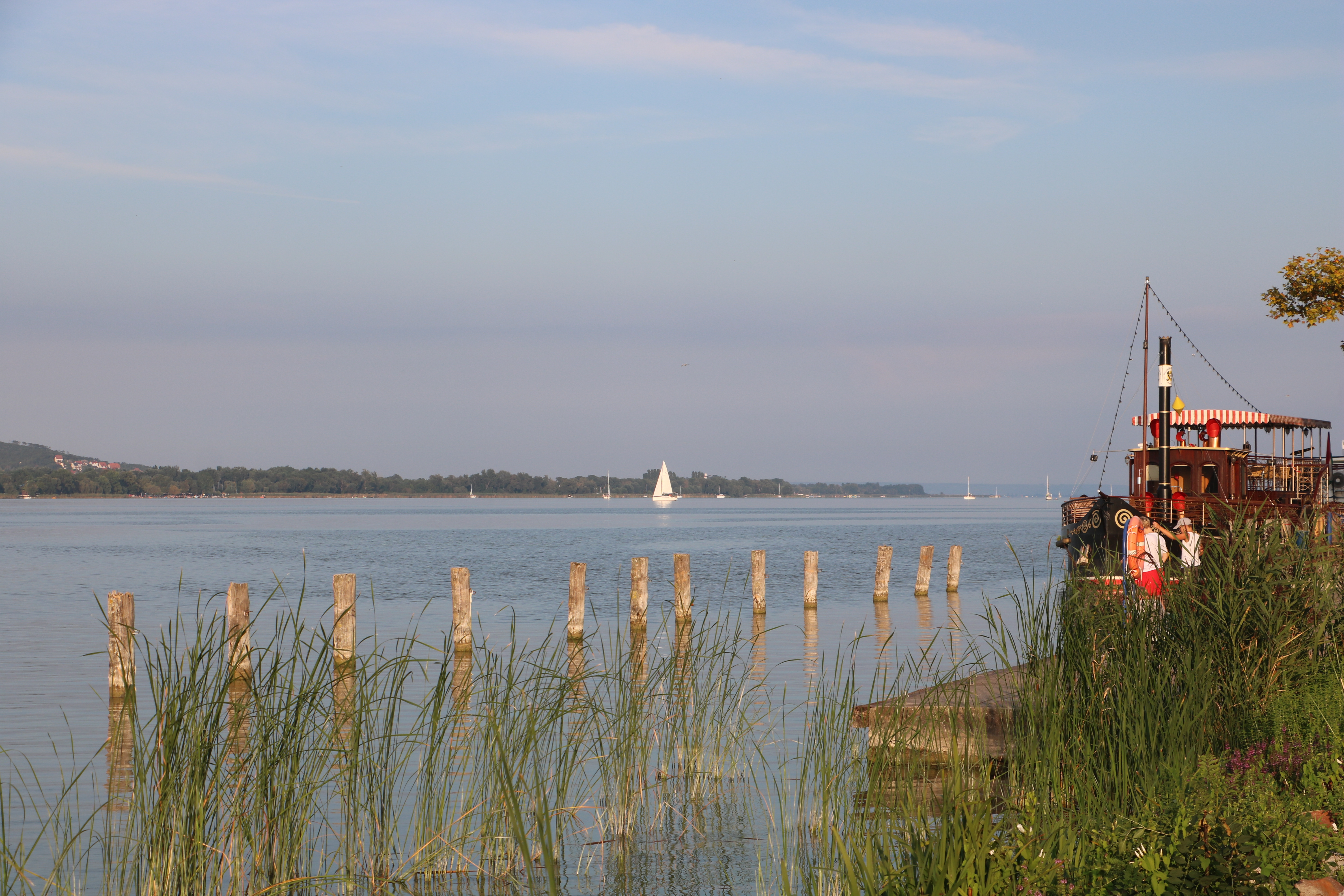 [
Lake Balaton, Keszthely.  19 August 2023.
        ]